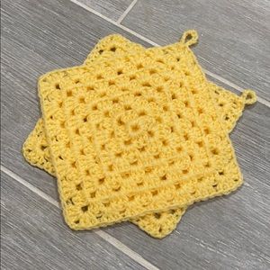 Multipurpose Granny Squares - Yellow